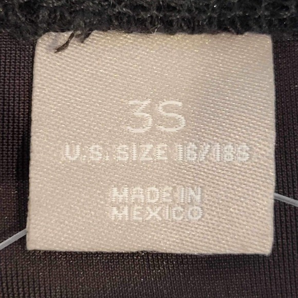 Chico’s Travelers Pant In Black Velvet 3S XL 16/18 Petite Wide Leg Holiday - Picture 4 of 11